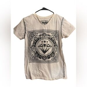 Eighty Eight Cream T-Shirt with Black Graphic